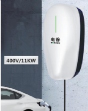 11KW 快速电动汽车充电器 IP55 壁挂式/立柱式家用汽车充电站 5m 长电缆