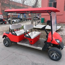 Golf Cart Electric Sightseeing Bus 2 4 6 8 Seats Wholesale Golf Cart Sightseeing Vehicle/ Electric Utility Golf Car Factory Yisen Auto