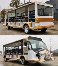 Made in China scenic area reception car classic car 17-seater electric sightseeing car