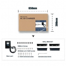 22kw AC EV Charger home 3 phase wifi type 2 electric vehicle charging station charging pile