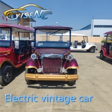 Luxurious 14-seater electric sightseeing car, scenic spot, hotel and resort shuttle bus, electric classic car