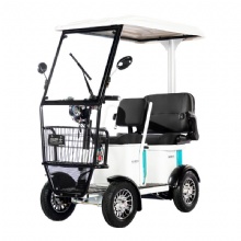 2024 E8 electric four-wheel scooters with canopy for sightseeing vehicles for the elderly