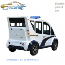 4 Seats Electric Patrol Car White Color with High Speed