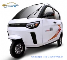 2024 Hot Sale Model Fully Enclosed Moped Long Range Passenger Three Wheel Scooter Electric Tricycles