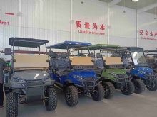 New Launched Wholesale Lead Acid/Lithium Battery Electric Golf Cart 4+2 Seater Buggy