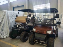 New Launched Wholesale Lead Acid/Lithium Battery Electric Golf Cart 4+2 Seater Buggy