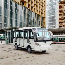 High Quality And Low Price Enclosed Electric Sightseeing Bus With Battery