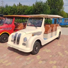 China Factory 6 Seater Electric Golf Cart Sightseeing Car Vintage Classic Car