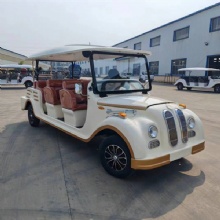 Factory Outlet Electric Vehicles Retro Electric Classic Cars Creamy White Vintage Car