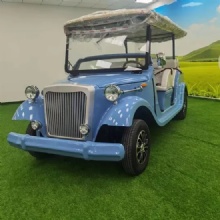 Visiting Tourist Car Electric Passengers Car Vintage Classic Electric Golf Cart