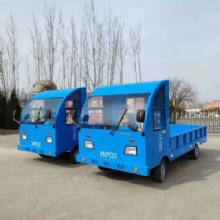 High Load Electric Flat Car Hand Push Flatbed Truck Pulls Goods and Pulls Brick Small Storage Trucks